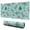 Blue Christmas Dinosaurs, variant on Long Mouse Pads for Desk,Blue Dinosaur Skeletons Pattern Desk Mats on Top Of Desks, Desk Mouse Pad Extra Large with 3mm Non-Slip Base and Stitched Edge for Gaming,Office,Work,Home 31.5"x11.8"