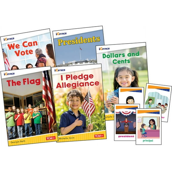 Icivics: Icivics Grade K: Leadership & Responsibility 5-Book Set   Game Cards (Other)