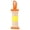Orange, variant on Pet Life ® 'Quash' Water Bottle Inserting Nylon and Rubber Crackling Dog Toy