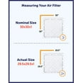 thumbnail image 6 of Filter King 8x36x1 Air Filter | 3-PACK | MERV 8 HVAC Pleated A/C Furnace Filters | MADE IN USA | Actual Size: 7.5 x 35.5 x .75", 6 of 6