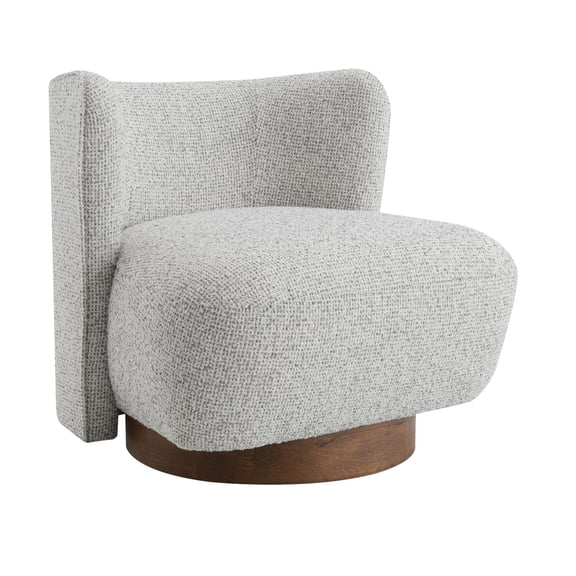ACME Lisa Accent Chair in Gray Tweed
