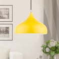 thumbnail image 6 of 41172-82 Livex Lighting Amador - 1 Light Pendant In Transitional Style-15 Inches Tall and 11.75 Inches Wide-Shiny Yellow/Polished Chrome Finish, 6 of 11
