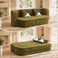 thumbnail image 2 of Bocarali 78.7" Convertible Sofa Bed, Boneless Cloud Couch, Modular, Olive Green, 2 of 10