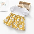 thumbnail image 3 of Toddler Baby Girls Flower Print Princess Dress Sundress Clothes Outfit, 3 of 7