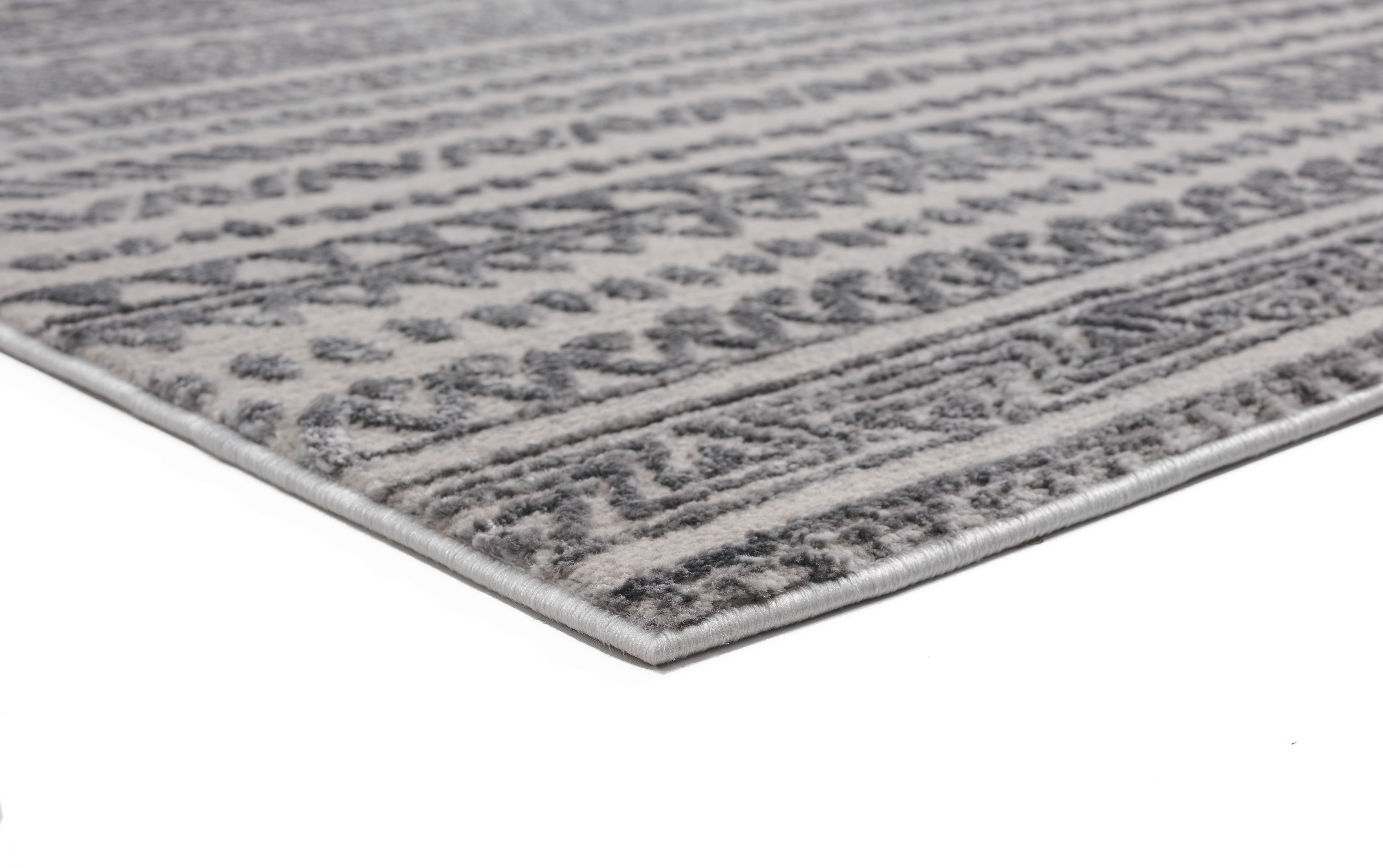 United Weavers Rasbora Venustus Bohemian Geometric Area Rug, Grey, 7'10" x 7'10"
