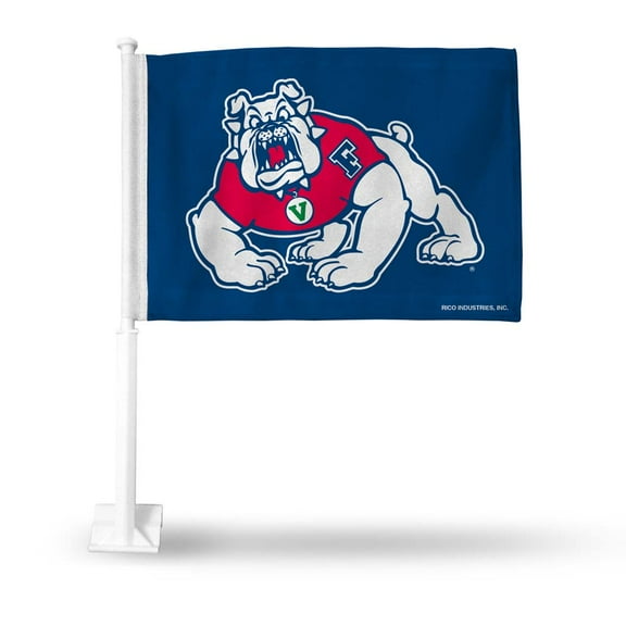 Fresno State Car Flag(Blue Background)