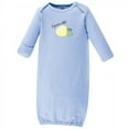 thumbnail image 2 of Hudson Baby Infant Girl Cotton Long-Sleeve Gowns 3pk, Lemon, 0-6 Months, 2 of 4
