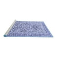 thumbnail image 2 of Ahgly Company Machine Washable Indoor Rectangle Persian Blue Traditional Area Rugs, 8' x 10', 2 of 4