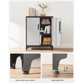 thumbnail image 6 of SONGMICS Metal Storage Cabinet Powder-Coated Steel 4-Shelf - Garage Cabinet with Anti-Tip Kit, Silver & Black, 6 of 8