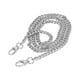 thumbnail image 3 of Cadenas de Bordillo 8 Piezas 1 M Multiusos a Prueba de Herrumbre Eslabones Trenzados Hebilla Ovalada Cadena de Bolsa Elegante Exquisito Brillo Cadena de Aluminio para ANGGREK  Otros, 3 of 8