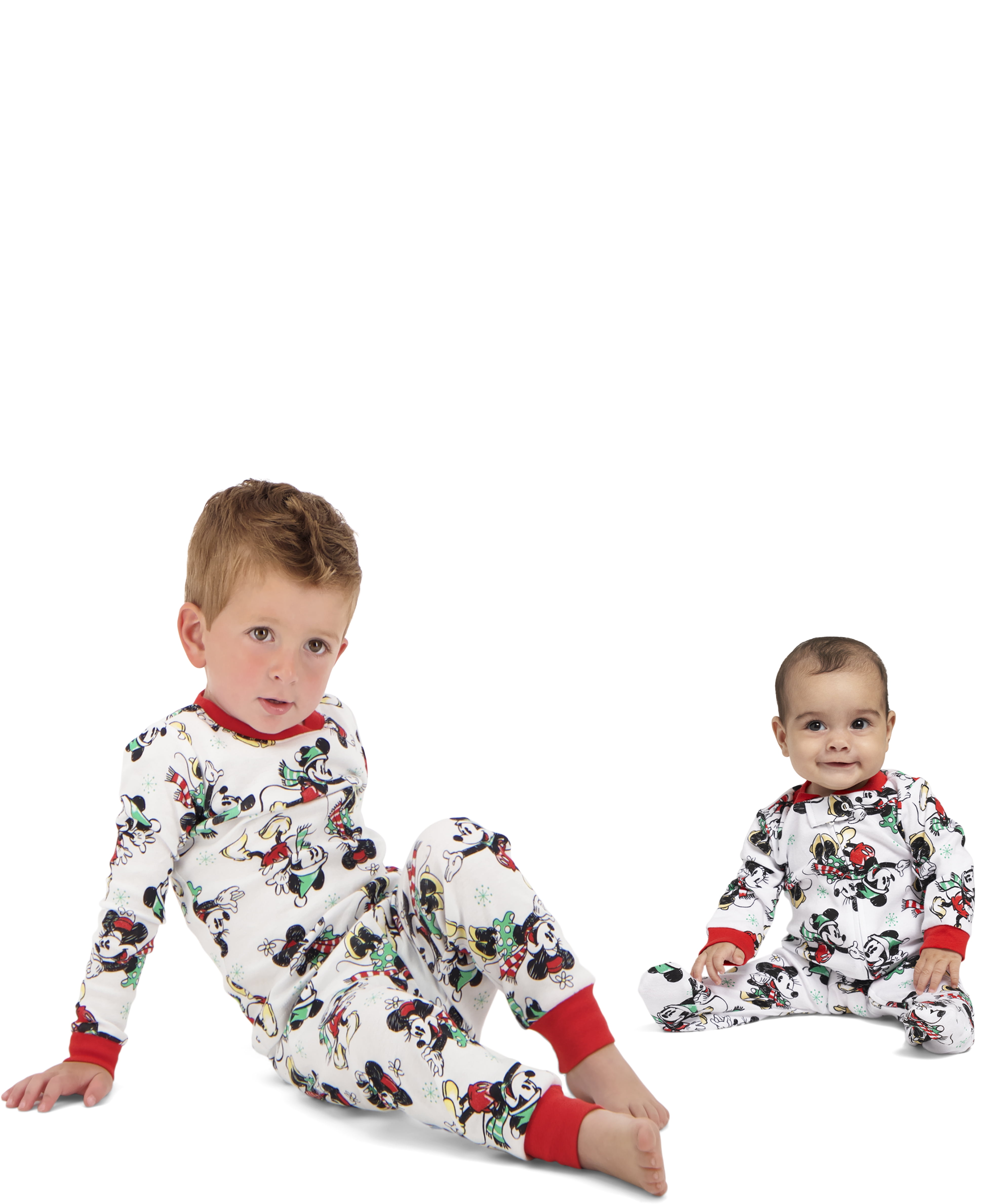 Mickey Mouse Christmas Holiday Baby Boy and Girl Unisex Blanket Sleeper, Sizes NB-9M