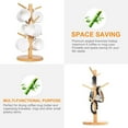thumbnail image 4 of RUseeN Bamboo Mug Holder Tree, Coffee Cup Holder, Thicker Base Coffee Cup Holder Stand for Counter, Countertop Organizer, Mug Rack with 6 Hooks, 4 of 9
