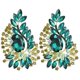 thumbnail image 2 of Broche De Ramillete Broche De Color Broche De Ropa 2 Piezas Ramillete Broche Moda Retro Aleación Exquisita Alfileres Apliques Accesorios De Ropa Verde, 2 of 8