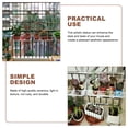 thumbnail image 2 of CIMAXIC 1Pc Iron Balcony Hanging Flowerpot Rack Sqaure Railing Fence Planter Holder,12.6"X5.91"X5.91", 2 of 4