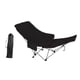 thumbnail image 4 of Silla de camping plegable reclinable portátil con 4 posiciones de ajuste. Negro, 4 of 9