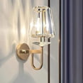 thumbnail image 1 of Lámpara de pared de cristal moderna europea, personalidad creativa, lámpara de noche para dormitorio, sala de estar, comedor, lámpara de pared decorativa de fondo, 1 of 5