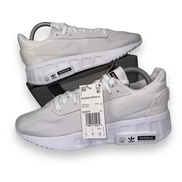 Ad-id-as Geodiver Primeblue 'White' Sneakers FX5079 Men's 7.5 Women's 8.5