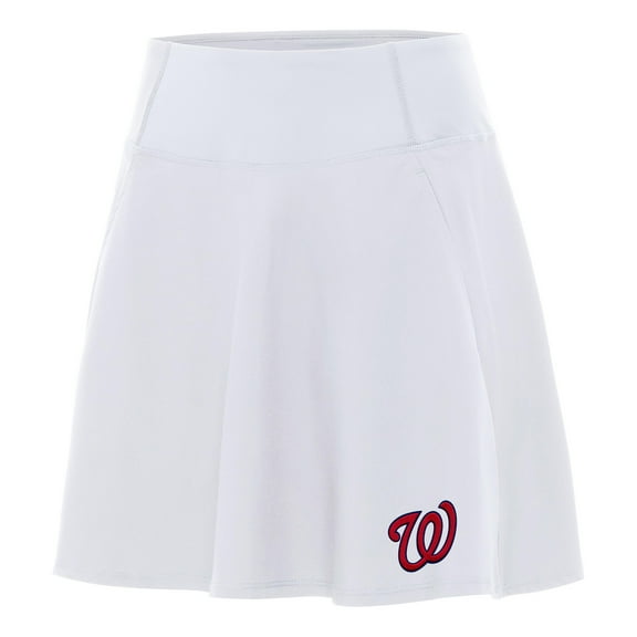 Women's Antigua White Washington Nationals Chip Skort