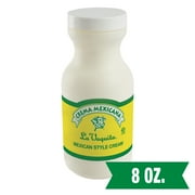 La Vaquita Crema Mexicana, Fresh Dairy Cream, 8 oz Resealable Plastic Bottle