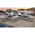 thumbnail image 2 of Coast 7 Piece Outdoor Wicker Patio Furniture Set in Navy, 2 of 2
