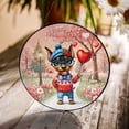 thumbnail image 3 of Happy Valentine’s Day Adorable Doberman Pinscher Puppy Holding Heart Balloon Stained Glass Suncatcher Doberman Dog Lover Gifts Window Hanging Sign Decor - 00030, 3 of 5