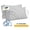 Gray, variant on Giant Cool Oversize Extra Large Pillowcases with Cooling Tech Fabric. Extra Wide Cut 25" Inches Fits The Biggest Pillows. 300 TC Cooling Lyocell Soft Fabric. 2-Pack King White