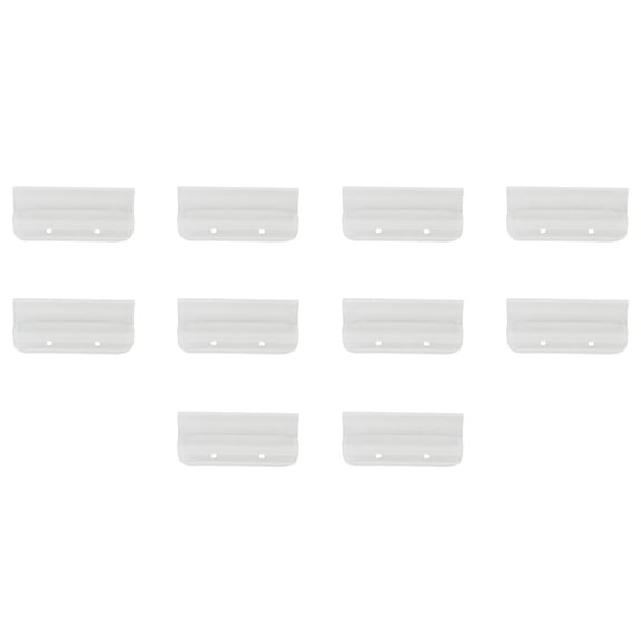 LEORX 10Pcs Plastic File Tabs for Identification Folders Hospital Staff Use