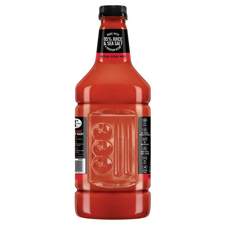 Mr & Mrs T Original Bloody Mary Mix, 1.75 L, Bottle - Walmart.com