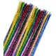 thumbnail image 1 of Assorted Colour Glitter Pipe Cleaners Chenille Art Craft Stems Tinsel for Christmas, DIY, Crafting (Green, 20), 1 of 1