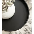 thumbnail image 4 of Kate and Laurel Bellport Farmhouse Round Drink Table, 10 x 10 x 22, Black, Decorative Traditional Mini Table for Use as Charming Indoor Plant Stand or Living Room Pedestal Table, 4 of 10