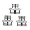 thumbnail image 2 of 3 Piezas Adaptador de Brazo de Ducha Conector de Bola Giratoria Accesorios de Fontanería Repuestos de Cobre Instalación Fácil Adecuado para Baño Familiar Reparación de Plomería Uso, 2 of 9