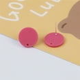 thumbnail image 4 of 50 piezas de componentes de pendientes pendientes de decoración de pendientes DIY fabricación de joyas decorativas encontrar profesional casero Ropa, zapatos y accesorios Miscelánea Rosa oscuro Jumpingount AP016044-09, 4 of 6