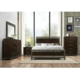 thumbnail image 4 of 16" X 33" X 52" Walnut Wood Chest, 4 of 6