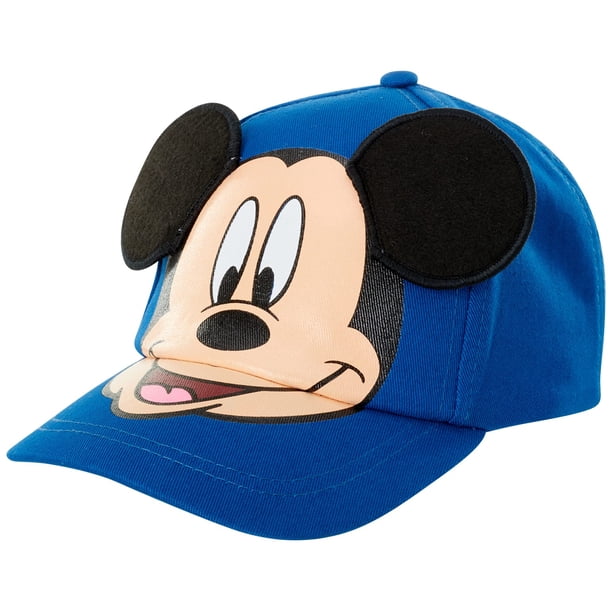 Gorra de béisbol Disney Mickey Mouse para niños pequeños de 2 a 4 años