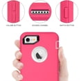 thumbnail image 6 of Entronix Heavy Duty Case Designed for iPhone 7/8 Shockproof Triple Layer Rugged Case, Pink, 6 of 6