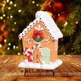 thumbnail image 4 of Christmas Gingerbread House Figurine Handmade for Home Shops Christmas Party, 4 of 5