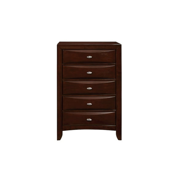 Global Furniture USA Transitional Linda New Merlot Chest, Merlot