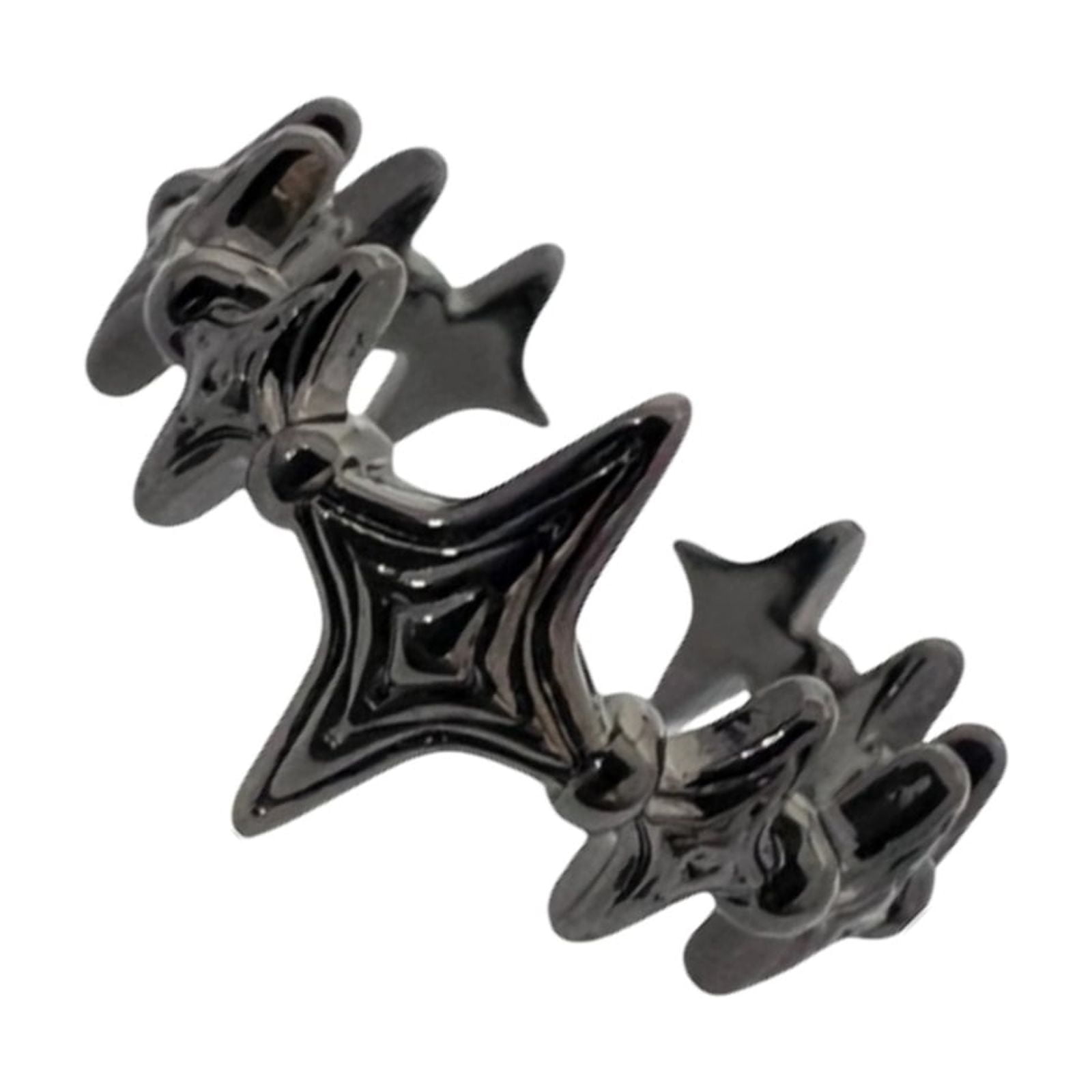 Personalize Styles Star Shaped Open Rings with Adjustable Feature in Alloy for Unique Fashion Statement