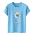 thumbnail image 2 of Cilsoka Short Sleeve T Shirts for Women Fitted Casual Summer Tops for Women Over 50 Graphic Tees for Women Trendy Fitted Casual Blouses for Women Short Sleeve My Orders Placed, 2 of 4