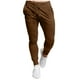 thumbnail image 2 of Pantalones deportivos de longitud completa para hombre, con cierre de pie, informales, elásticos, transpirables, para fitness, para correr, entrenamiento, con cordones, elásticos, de poliéster., 2 of 5