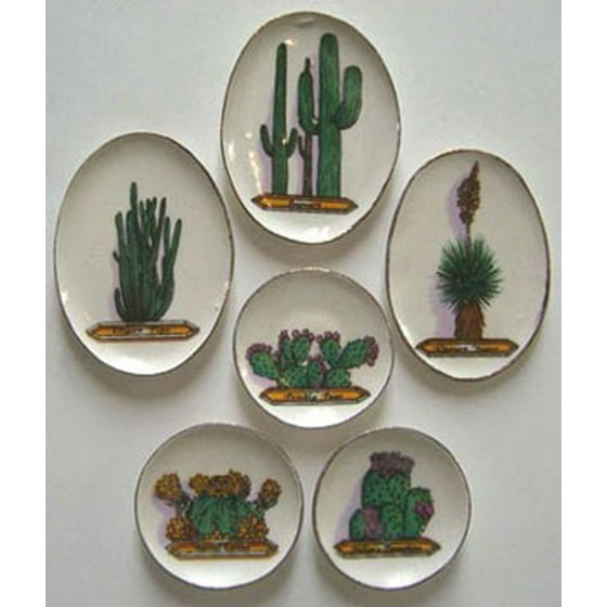 Dollhouse Cactus Dinnerware 6pcs Com