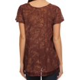 thumbnail image 2 of Sakkas Hope Embroidery And Seqiun Accents Summer Blouse - Chocolate - One Size Regular, 2 of 6