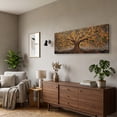 thumbnail image 2 of Canvas Wall Art for Living Room - Large Yellow Tree of Life Canvas Prints, Modern Abstract Nature Painting for Kitchen Bedroom Office Wall Decor, 2 of 7