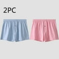 thumbnail image 2 of Jalioing Men's Boxer Shorts Loose Striped Sleep Shorts for Men 2 Pack Comfortable Pajama Shorts Underwear, 2 of 5