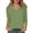 Army Green, variant on Lixiuxyad Women T-Shirt Women's Basic Crew Neck Short Sleeve Casual T Shirt Soft Comfortable Everyday Top Stylish Solid Color Tee For Ladies,Green
