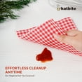 thumbnail image 6 of Katbite Disposable Paper Napkins Gingham Red and White, 6.5 inch, 50 Pcs, 6 of 8