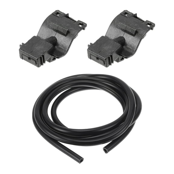 Unique Bargains Windshield Washer Nozzle Kit for Toyota RAV4 2005-2012 Windshield Spray Nozzles Wiper Spray Washer Jet No.8538130170 1 Pcs 1.5 Meter Fluid Hose