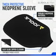 thumbnail image 2 of JOOLA Neoprene Pickleball Paddle Cover, Fits Elongated Paddle/Handle, Black, 2 of 6