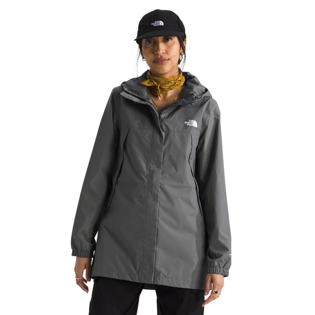 Chaqueta parka THE NORTH FACE Antora impermeable para mujer con perlas ahumadas