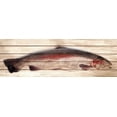 thumbnail image 2 of Allen, Kimberly 32x13 Black Ornate Wood Framed with Double Matting Museum Art Print Titled - Trout 1, 2 of 4